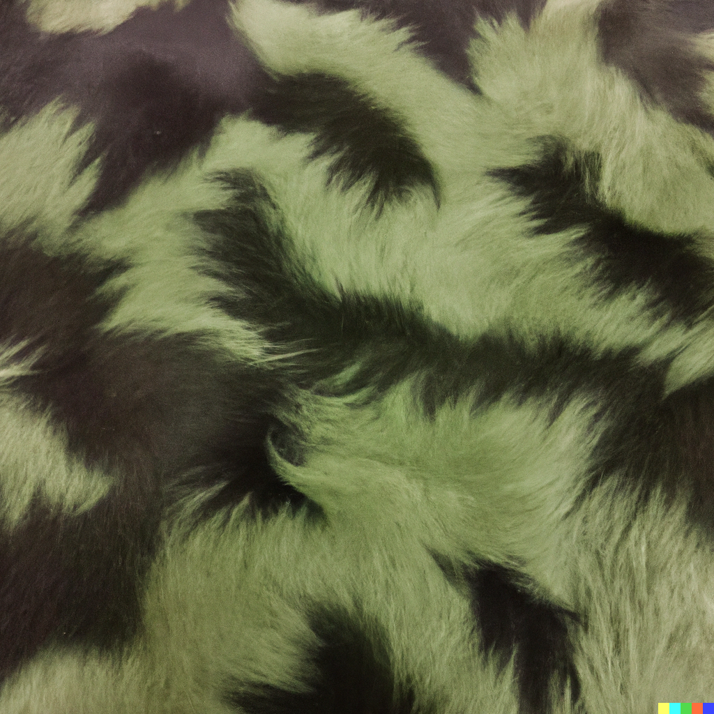 camouflage fur