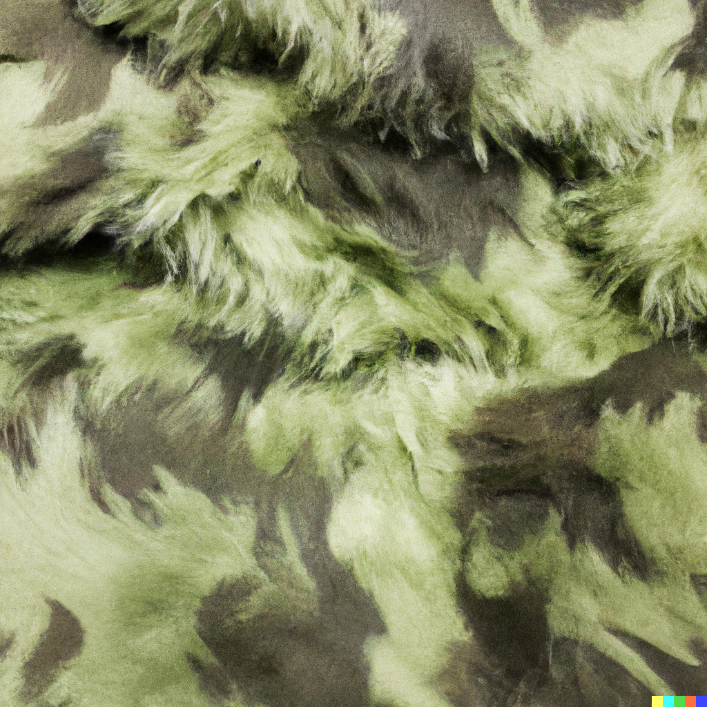 camouflage fur