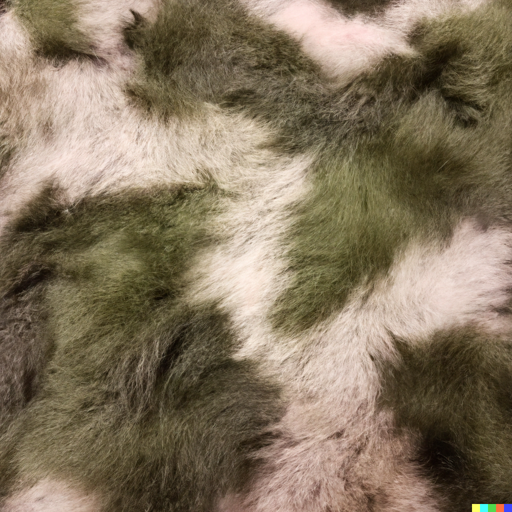 camouflage fur